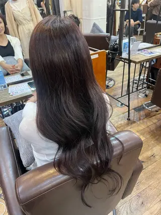 カラー 東　茉央/コテ巻き パーマ🧸銀座のヘアスタイル