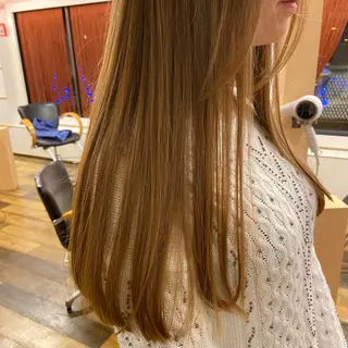 ロング ツバサ 髪質改善のヘアスタイル