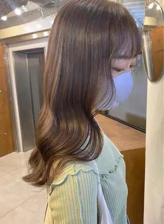 ロング カラー 🥣 hashi 🛋️のヘアスタイル