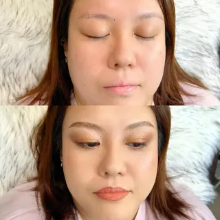 アイブロウ Mizuliネイル 眉毛メイクのサロンのネイルデザイン