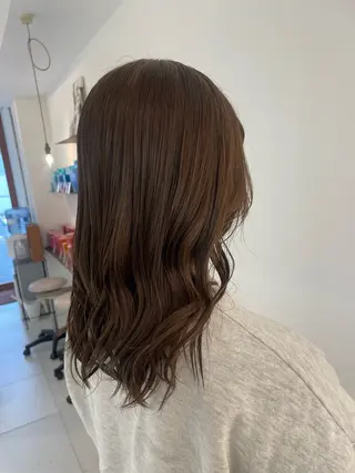 セミロング 福田 千尋のヘアスタイル