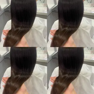 ミディアム 髪質改善×矯正🫧 韓国ヘアasamiのヘアスタイル