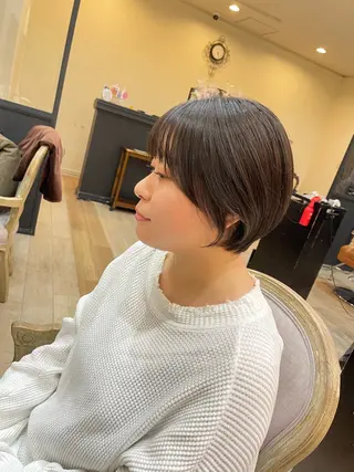 ショート 亀川蓮 Agu hairのヘアスタイル