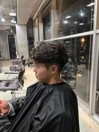 パーマ メンズ fifth 柏崎功真のヘアスタイル
