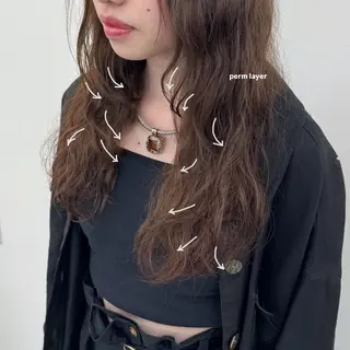 ロング Nene エクステモデル募集中のヘアスタイル