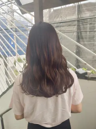 セミロング 縮毛矯正/レイヤー 💎やまもとちひろのヘアスタイル