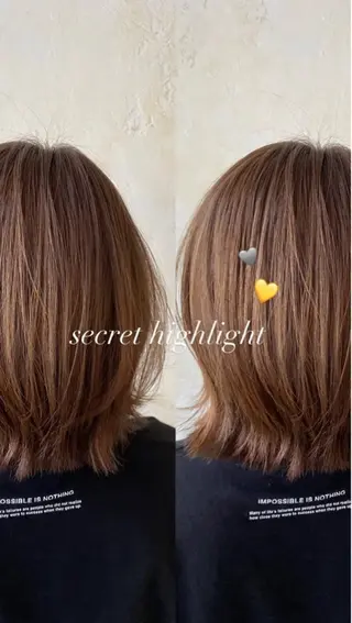カラー 高橋 琴音💜のヘアスタイル