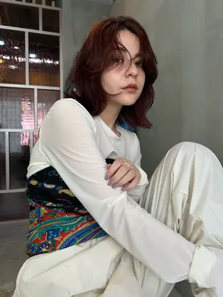 ショート カラー ショート/ボブ専門 宮脇美奈/南船場のヘアスタイル