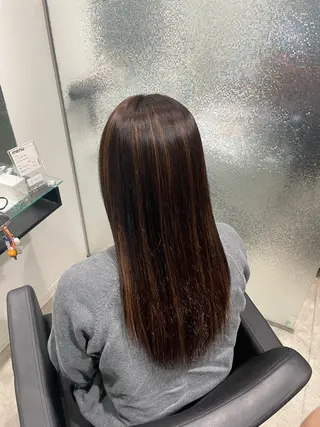 ロング パーマ Mizuki/府中/ 艶感ハイトーン🌟のヘアスタイル