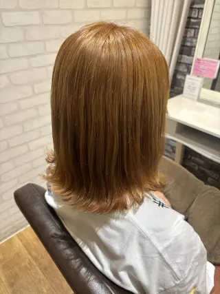 ミディアム カラー 加藤 つばさのヘアスタイル