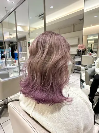カラー ワンカラーで艶カラー / mizukiのヘアスタイル