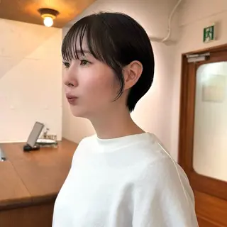ショート カラー ENIEN MAKE’S 立川所属・ミカ💫/パーマ/ ニュアンスパーマのヘアスタイル
