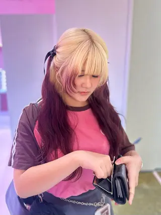 カラー ブリーチカラー 特化/MAHIROのヘアスタイル