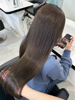 ロング ♡透明感ブラウン♡ sayaka🧸のヘアスタイル