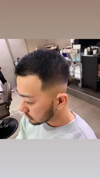 ショート メンズ 及川シゲル 髪質改善講師のヘアスタイル