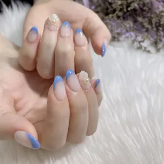 ネイル 🦋ネイルサロン ブラン🌈ゆりのネイルデザイン