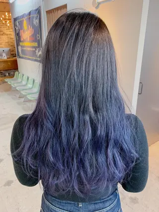 ロング カラー 代表 中島貴志のヘアスタイル