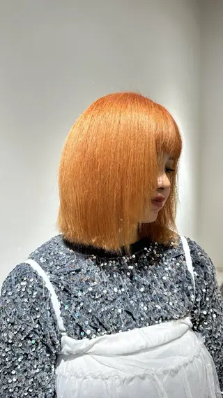 カラー ガレリアエレガンテ サカエテン所属・田中俊 縮毛矯正 髪質改善のヘアスタイル