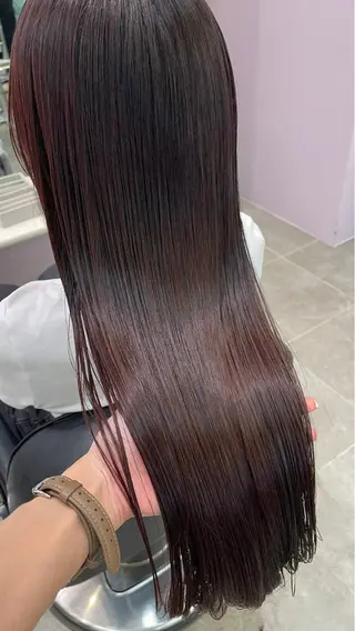 ロング ParveMix 岡本えりかのヘアスタイル