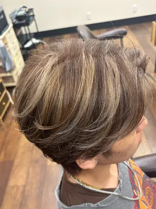 カラー メンズ 矢野 剛志のヘアスタイル