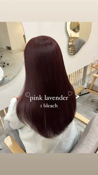 カラー 山口 愛結のヘアスタイル