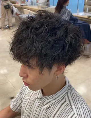 ショート パーマ メンズ 湘南/メンズパーマ/ 支持率No.1ユチカのヘアスタイル