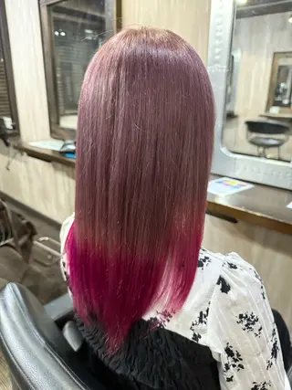 セミロング HAIR SALON M Fe's 池袋所属・モデル募集✨池袋M Fe's🖤はるなのヘアスタイル