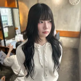 ロング カラー fosta 女性専用サロン所属・moe🎀 透明感♡ガーリーのヘアスタイル