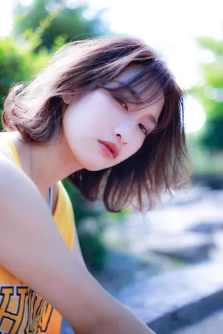 ミディアム 永田 崇のヘアスタイル