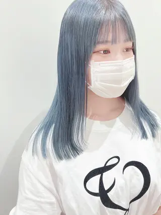 セミロング カラー マツエクmarry池袋所属・マツエクモデル無料 marry 池袋秦のマツエク・マツパデザイン