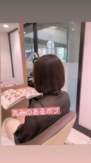 ショート ショート、ボブ/ 川鍋薫のヘアスタイル