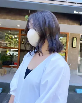 ミディアム カラー なぎ🌿.∘[ボブ, ニュアンスカラー]のヘアスタイル