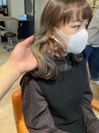 セミロング 亀川蓮 Agu hairのヘアスタイル