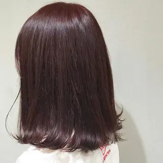 ミディアム カラー minami🪷 暖色カラーのヘアスタイル