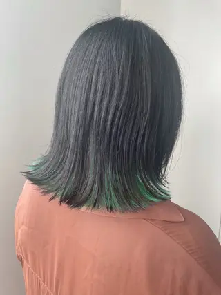 ミディアム カラー 中澤 壱太のヘアスタイル