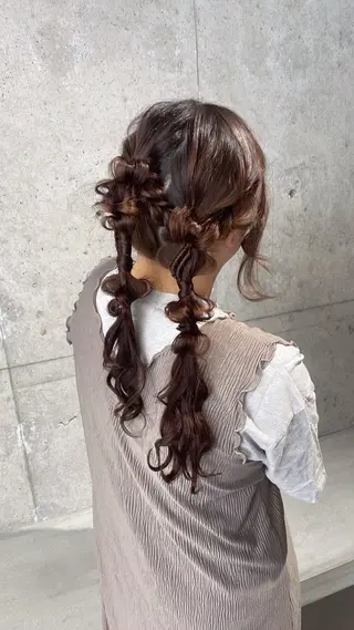 ヘアアレンジ Sallam Maenakaのヘアスタイル