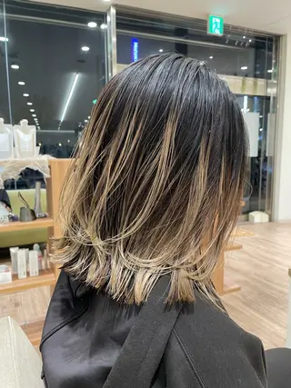 ミディアム 韓国／大宮／レイヤー 🤍AYA🤍のヘアスタイル