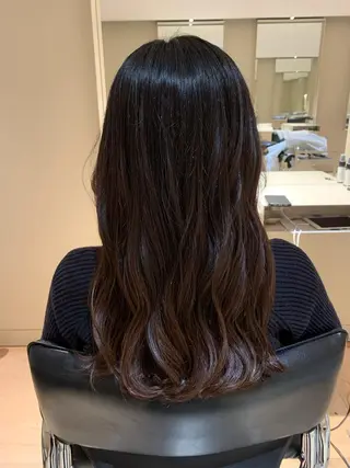 ロング ヘアアレンジ 烏丸/透明感カラー/ ヘッドスパ/kahoのヘアスタイル