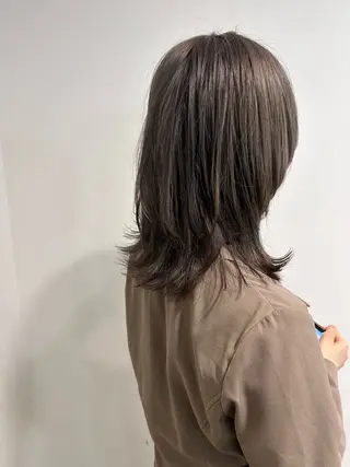 セミロング 斉藤 陸のヘアスタイル