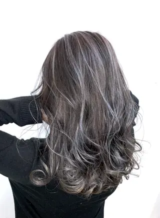 ロング カラー パーマ ヘアアレンジ APSEE メンズカラー特化のヘアスタイル