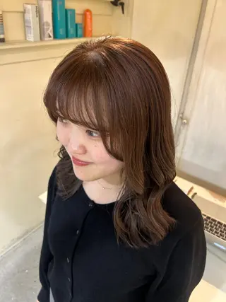 セミロング カラー 【roro】 karinのヘアスタイル