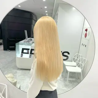 カラー 🎀ハイトーン✖︎ 暖色🎀RYUKAのヘアスタイル