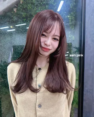 ロング カラー Pocket仙台 💚モエリのヘアスタイル