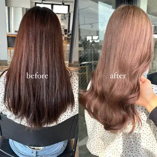 カラー 💫miyu💫デザ インカラー/アレンジのヘアスタイル