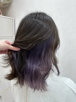 ミディアム 🥀レイヤー/ブリー チカラー/ゆうか🥀のヘアスタイル