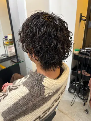 パーマ メンズ fifth神宮前 HIN★T★のヘアスタイル