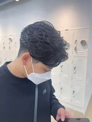 パーマ メンズ 👑メンズパーマ屋 👑/栄/馬場斗生のヘアスタイル