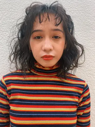 ショート カラー haru/レイヤー/ ウルフのヘアスタイル