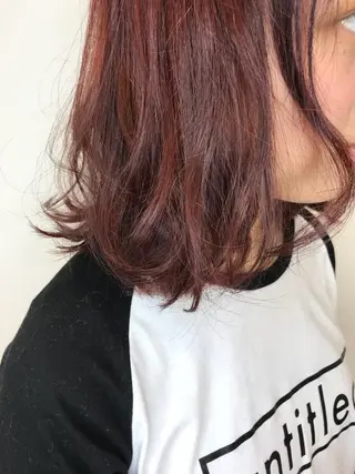 ミディアム カラー Le'a渋谷所属・インナーエクステ渋谷 🦋KAJIのヘアスタイル