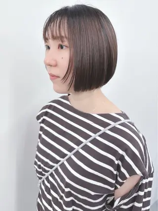 ショート 小顔ボブ/お悩み解決 /ボブパーマ/とういのヘアスタイル